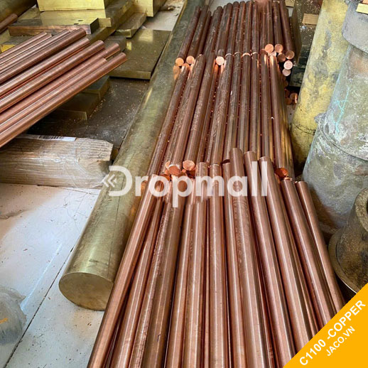 Đồng đỏ thanh tròn đặc phi 4