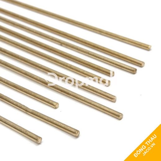 Đồng thau tròn đặc thanh phi 4 mm x 1000
