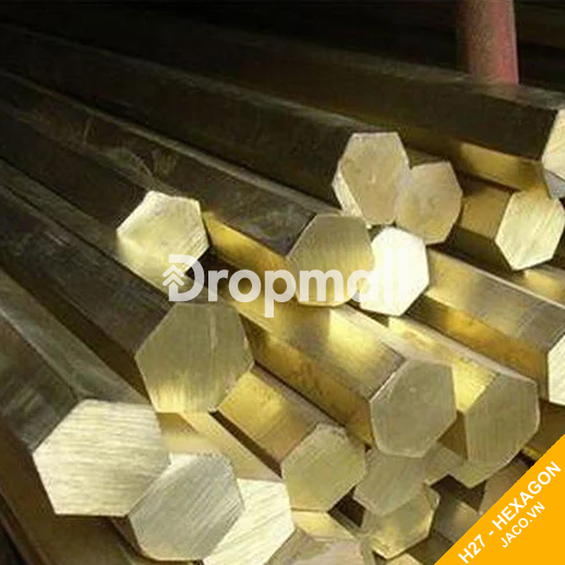 Đồng thau vàng lục giác 27 mm