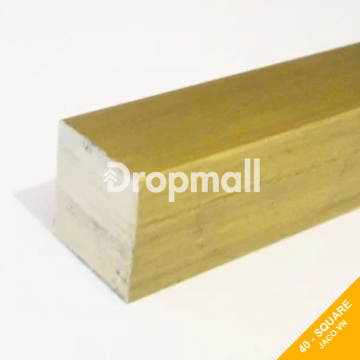 Thanh đồng thau vuông đặc 40 mm