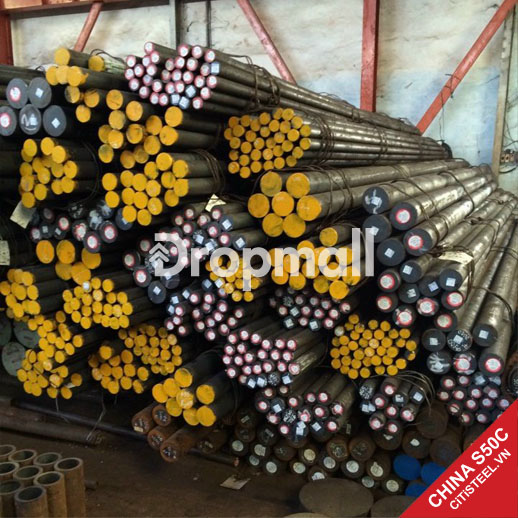 Thép tròn đặc S50C China Trung Quốc