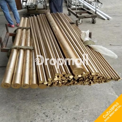 Đồng kẽm hợp kim tròn đặc CuZn39Pb3