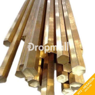 Đồng thau vàng lục giác 12 mm