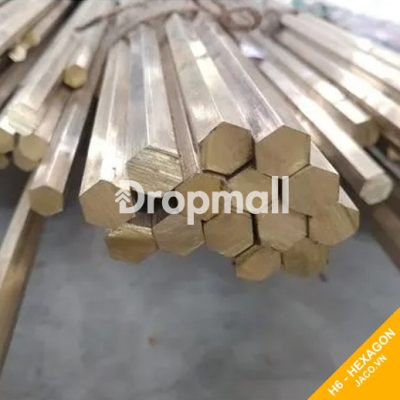 Đồng thau vàng lục giác 6 mm