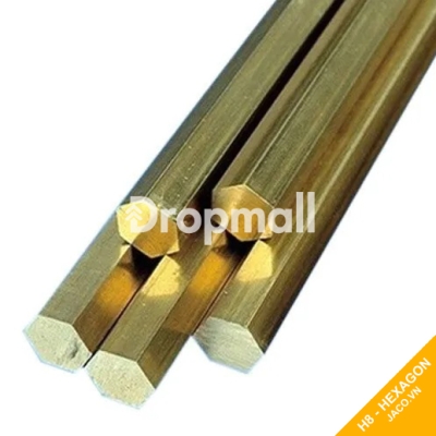 Đồng thau vàng lục giác 8 mm