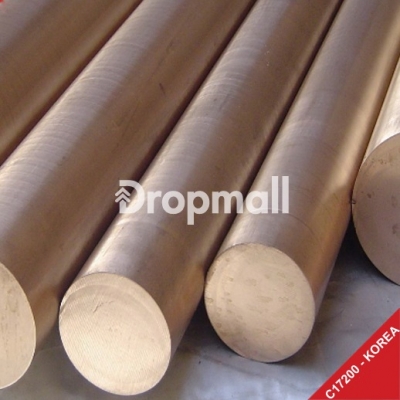Đồng tròn đặc hợp kim Bery C17200 Korea Hàn Quốc