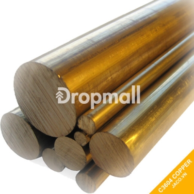 Đồng vàng C3604 tròn đặc phi 3 đến 100 mm