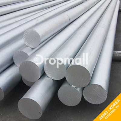 Nhôm tròn đặc A6063-T5 Korea Hàn Quốc