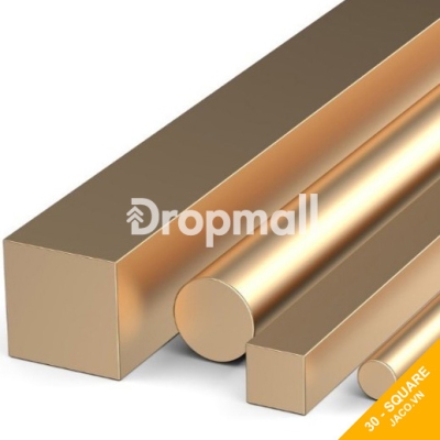 Thanh đồng thau vuông đặc 30 mm
