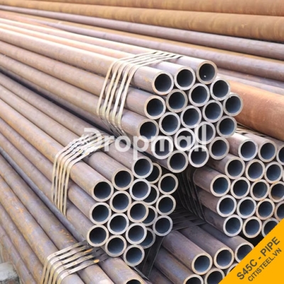 Thép tròn S45C - khoan lỗ phi lớn