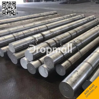 Thép tròn đặc AISI 4340 Cacbon Nikel Crom Molipden Hàng Có Sẵn Tại Việt Nam
