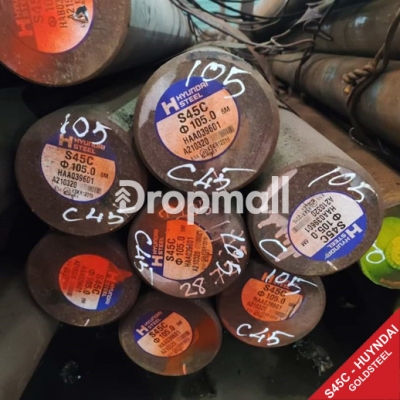 Thép tròn đặc S45C Huyndai Hàn Quốc