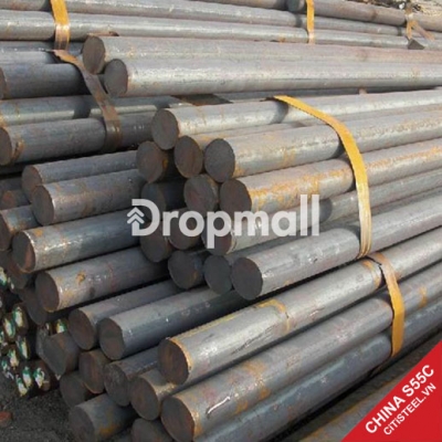 Thép tròn đặc S55C China Trung Quốc